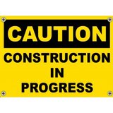 Construction In Progress Sign